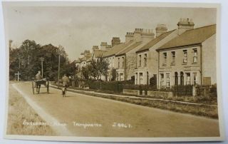 Real Photo Postcard Shelford Road Trumpington Cambridge