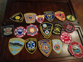 18 - Fire Patches All Different Look See Bid