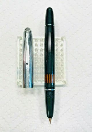 Aurora 88 Black,  Cp Cap,  14k Fine Soft Nib,  1st Model,  Fountain Pen,  Restored