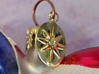 Christopher Radko Brave Heart Christmas Ornament Commemorating 9/11 Heart w/ Tag 2