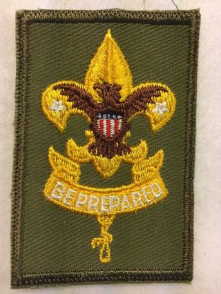 Boy Scouts - Vintage First Class Scout Rank Badge,  Gauze Backside