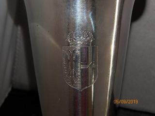 PAIR AUSTRO - HUNGARIAN SILVER GOBLETS.  WARS OF GERMAN UNIFICATION.  UNIT MARKED 7