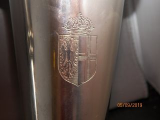 PAIR AUSTRO - HUNGARIAN SILVER GOBLETS.  WARS OF GERMAN UNIFICATION.  UNIT MARKED 8
