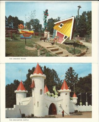 OLD BALTIMORE MD ENCHANTED FOREST STORY BOOK LAND POSTCARD FOLDER U.  S.  ROUTE 40 2