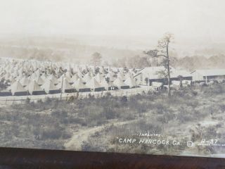 Early 1900 ' s Military Panoramic photo Army Infantry B - 37 Camp Hancock Augusta,  GA 2