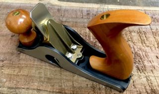 Lie Nielsen Usa 85 Cabinet Maker’s Scraper - Bronze/cherry Wood/brass Beauty