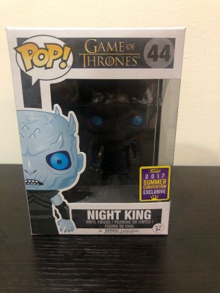 Funko Pop Game Of Thrones Night King Translucent 2017 Sdcc Summer Convention