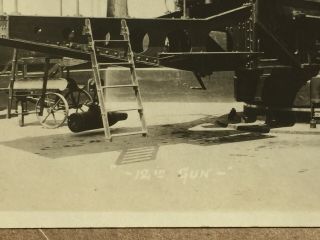 c1915 Fort Worden,  WA 12 Inch Artillery Gun RPPC,  Port Townsend Photo Postcard 2 4