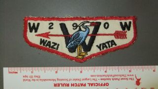 Boy Scout Oa 290 Wazi Yata First Flap 1104ii