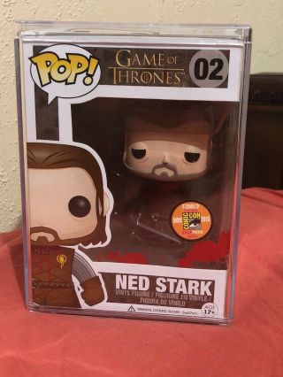 Funko Pop Game Of Thrones Sdcc Ned Stark Headless Exclusive 02 Grail Authentic