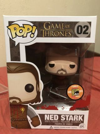 Funko Pop Game Of Thrones SDCC Ned Stark Headless Exclusive 02 GRAIL Authentic 2