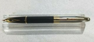 Sheaffer Legacy Plunger Fill Pd/ Black Lacquer Fountain Pen With 18k M Point
