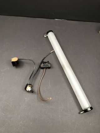 2 Lumiline Light 40w Bulbs,  Switch And Fixture Ends &,  12 " Bulbs
