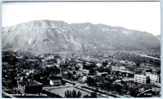 Rppc Durango,  Colorado Co Birdseye Panorama C1940s Sanborn W - 2101 Postcard