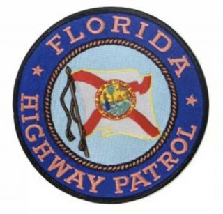 Florida Highway Patrol 5 Inch Patch