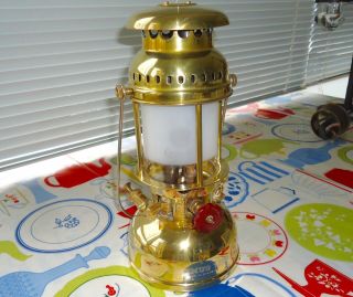 Swedish Optimus 1200 - Brass Kerosene Lantern