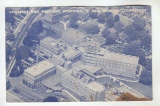 Not A Postcard Pc Size Aerial View & Description Of Hospitals In London Ct