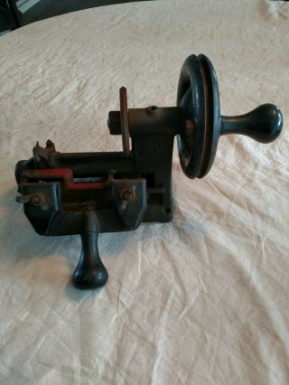 Antique Yale & Towne Cast Iron Key Duplicating Cutting Machine.