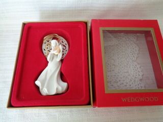 Wedgwood Ornament - Angel With Harp -