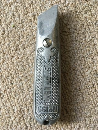 Vintage Stanley No.  199 Utility Knife Fixed Blade Made In Usa Restoration