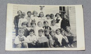 4 Elgin Kansas Real Photo Postcards RPPC Circa 1910s Town - Views,  School Children 2