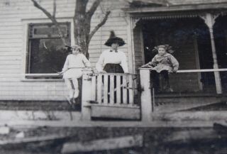 4 Elgin Kansas Real Photo Postcards RPPC Circa 1910s Town - Views,  School Children 5