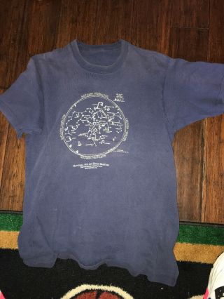 1987 Smithsonian Air And Space Museum Vtg Space Astronomy T - Shirt Glow In Dark L