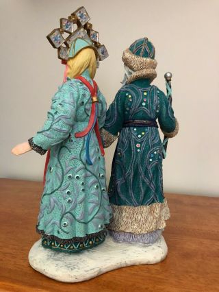 Duncan Royale Santa Grandfather Frost & Snow Maiden Russian Russia Christmas 7