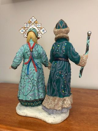 Duncan Royale Santa Grandfather Frost & Snow Maiden Russian Russia Christmas 8