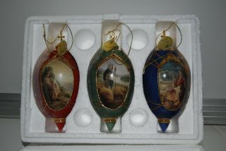 The Bradford Exchange " A Lamp Unto Thee " Premer Issue 2001 Ornaments
