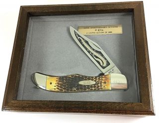 1985 Case Xx Hunter Knife Stag 5166 Ss 80th Anniversary Limited Edition 2263 - Pp