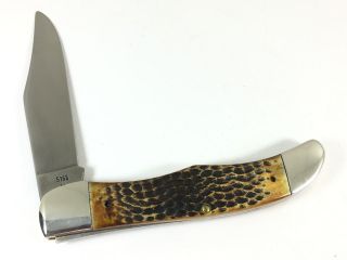 1985 Case XX Hunter Knife STAG 5166 SS 80th Anniversary Limited Edition 2263 - PP 5