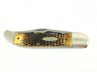1985 Case XX Hunter Knife STAG 5166 SS 80th Anniversary Limited Edition 2263 - PP 9
