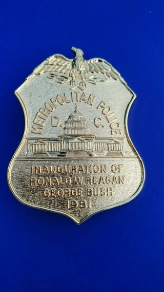 3 Badges from 1981 President Ronald Reagan Inauguration 4