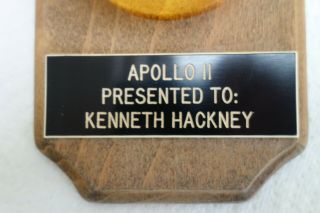 Apollo 11 flown artifact 5
