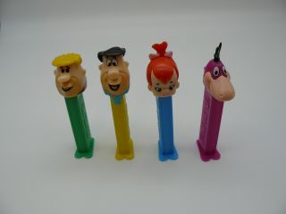 Pez - Flintstones - Fred,  Barney,  Pebbles & Dino Usa