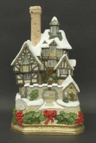 Vintage David Winter Scrooge Family Home Premier Ltd Ed Model W/ Box &