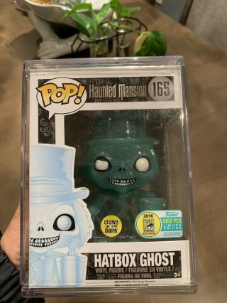 Sdcc 2016 Funko Pop 165 Haunted Mansion Hatbox Ghost Glows ¡no Reserve