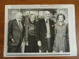 Vtg Ap Wire Press Photo Members Of The Cast Of Best Years Of Our Lives 2/10/83
