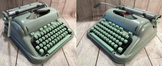1963 Cursive HERMES 3000 Typewriter with Case and Manuals 5