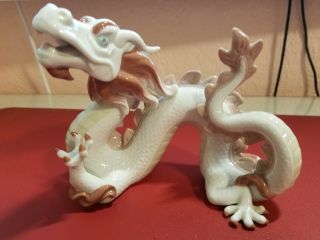 The Dragon - Lladro Porcelain With Base
