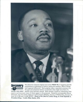 1998 Photo Dr Martin Luther King Jr Discovery Channel What If Episode Three