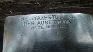 KELLY REG.  AUST.  TR.  MK.  Made in USA axe (Restored) 2
