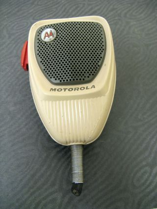 Motorola Motrac Motran Mocom Hand Microphone No Cord Police Squad One Adam12 3