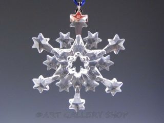 Swarovski Crystal Annual Christmas Ornament 2004 STAR SNOWFLAKE 5
