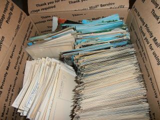 Postcard Boxlot,  Over 1000 Postcards,  Unlchecked,  Box 3