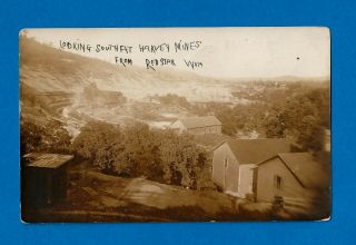 Red Star,  Fayette Co,  Wv Rppc Of Harvey Coal Mine,  Postmarked At Thurmond 1912