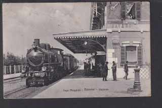 Italy - Baveno Lago Maggiore Stazione Railway Station 1921ed: Brunner