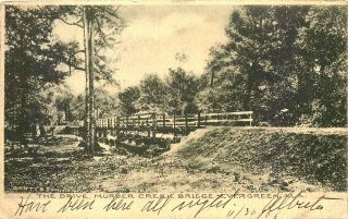 Murder Creek Bridge,  1906,  Evergreen,  Alabama,  Vintage Postcard