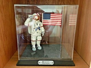 Code 3 America Wins The Space Race Gene Cernan Model Statue With Plexiglass Cove